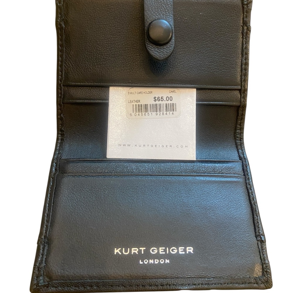 Kurt Geiger Black Leather Wallet Compact New with Tag, no box